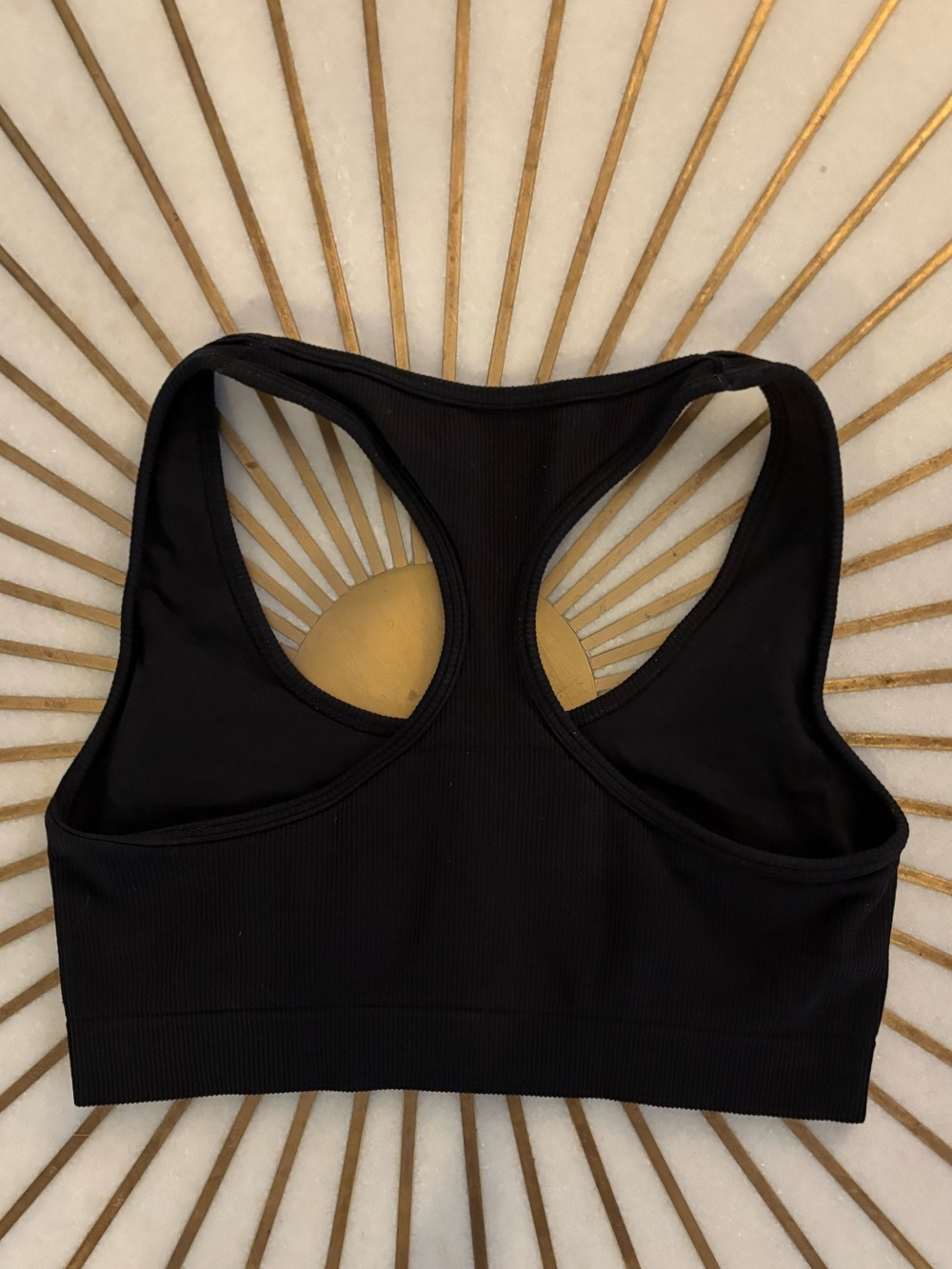 Alo Seamless Ribbed Favorite Bra - Picture 6 of 8